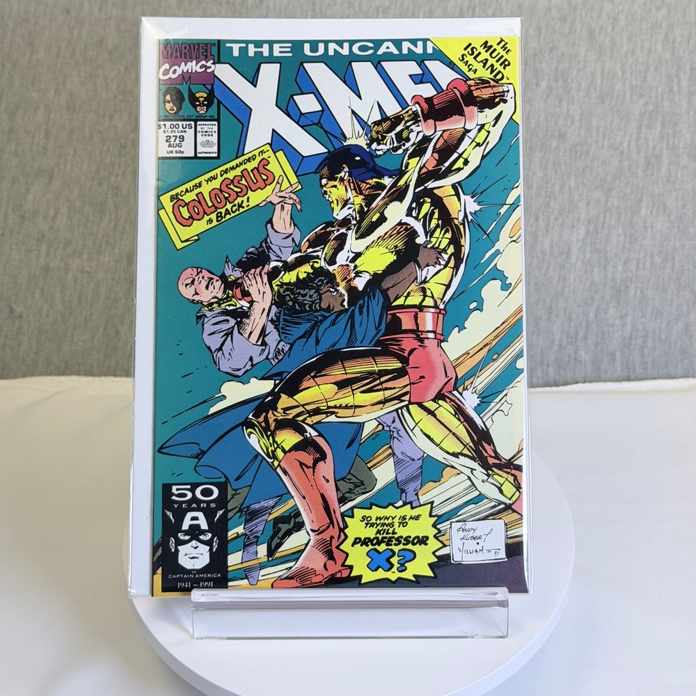 Marvel The Uncanny X-Men 279 Colossus Returns Muir Island Saga Aug 1991 Vintage